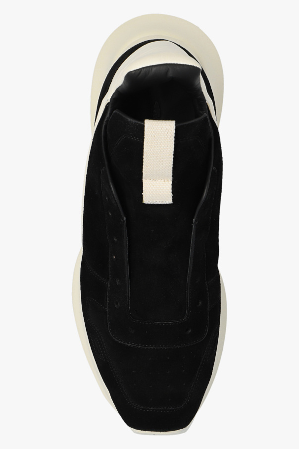 Black 'Geth Runner' perforated sneakers Rick Owens - Bambas ONLY 